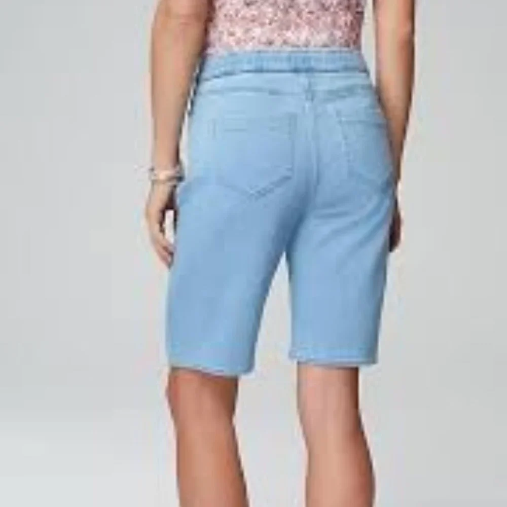 J. Jill Denim Bermuda Jean Stretch Shorts Size 6